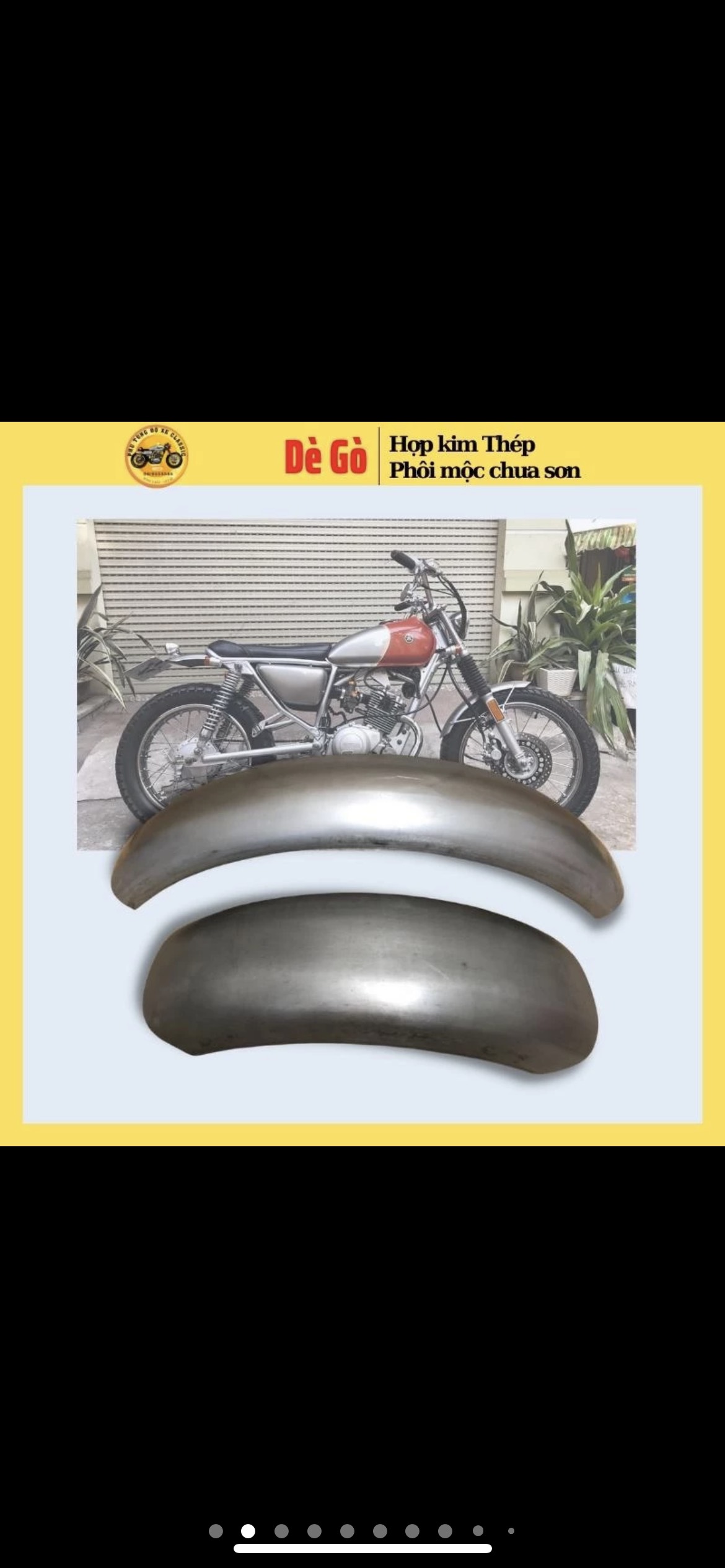 1 chiếc Dè độ chắn bùn trước hoặc sau