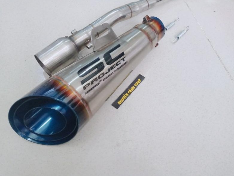PÔ SC xéo gắn xe wave xe sirius có cổ