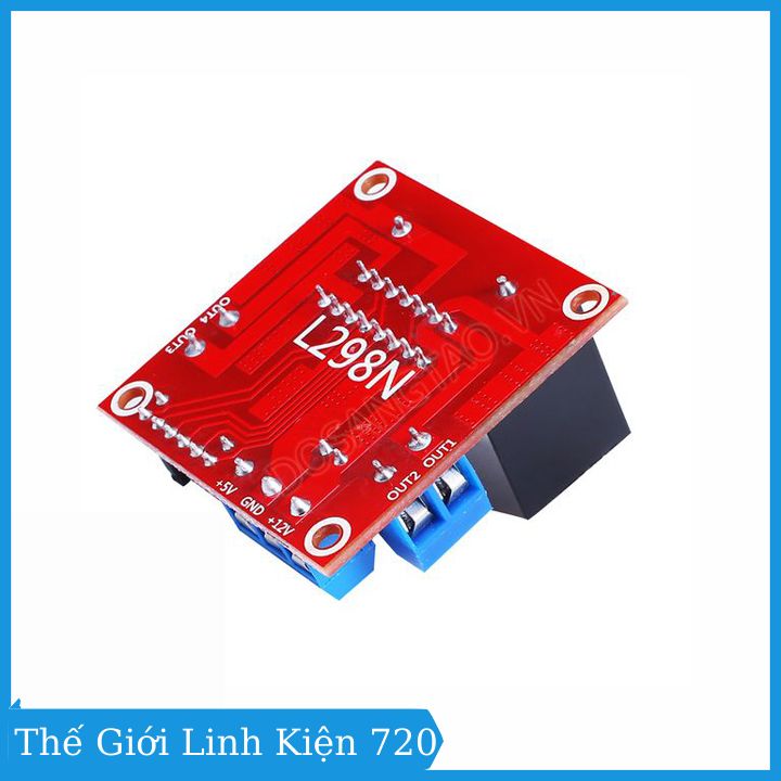 Module L298 mạch cầu H điều khiển động cơ DC