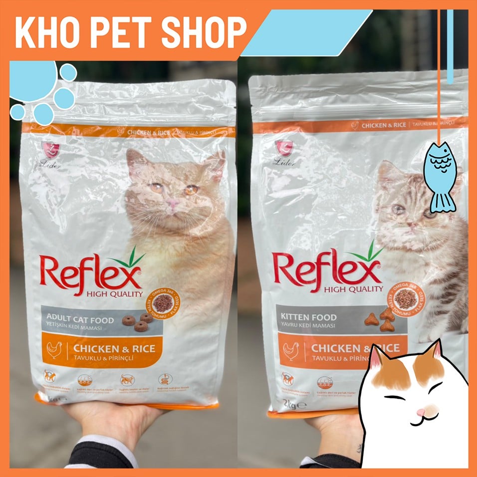 Thức ăn khô Reflex Chicken & Rice cho mèo