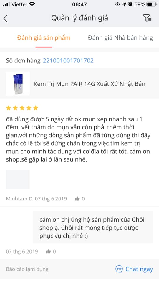 Kem mụn Pair 24g Nhật Bản