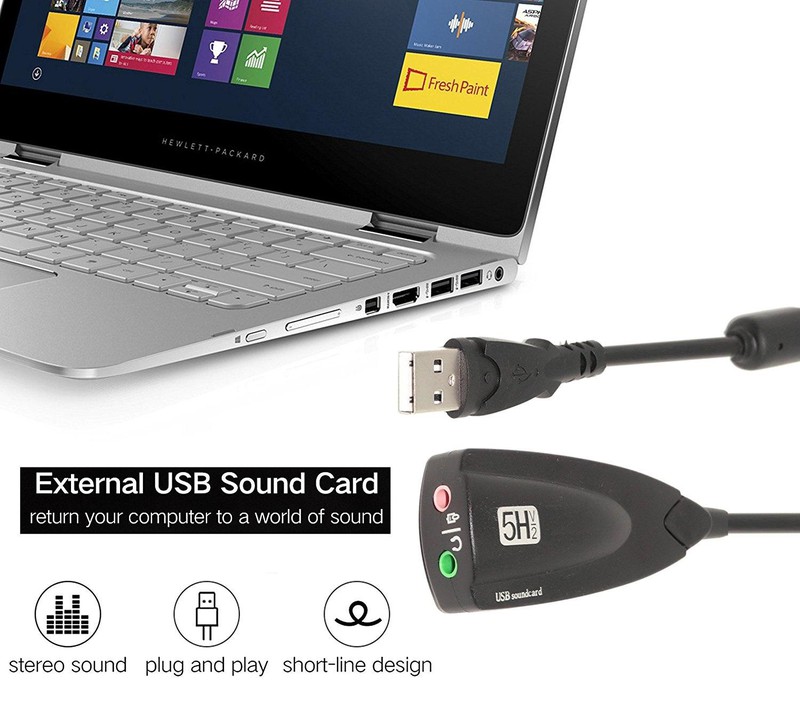 Usb sound âm thanh cực chất 7.1- 5HV2 ( ƯU ĐÃI KHÁCH HÀNG MUA 5 SẼ ĐƯỢC TẶNG 1 )
