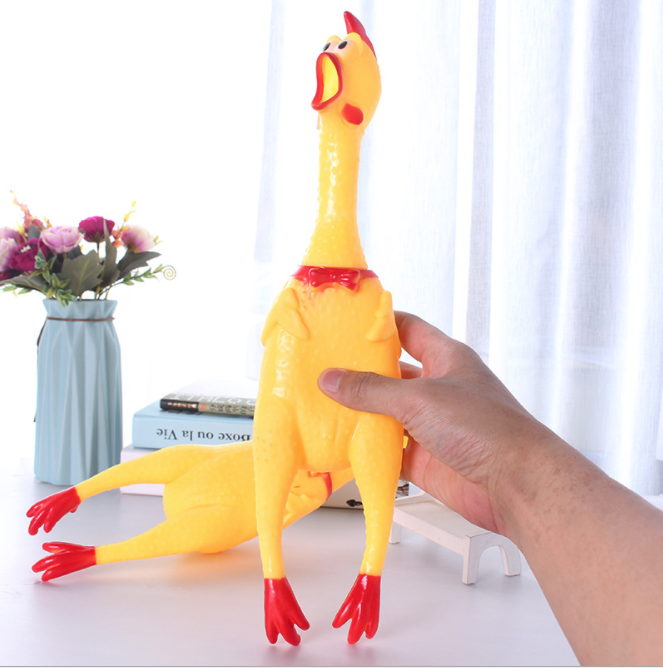 Đồ Chơi Trẻ Em Gà Bóp Kêu ò ó o