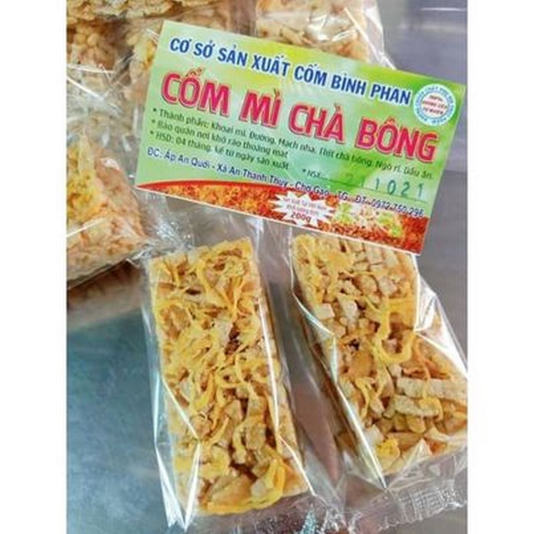 Bánh Cốm Mì Chà Bông - Siêu Ngon 10 Cái