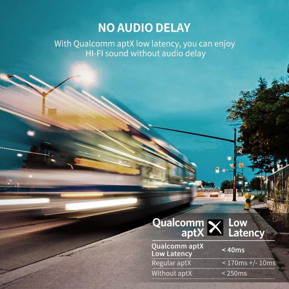 Bộ phát Bluetooth 4.2 Ugreen 40761 cổng 3.5mm Cho Tivi, Máy Tính