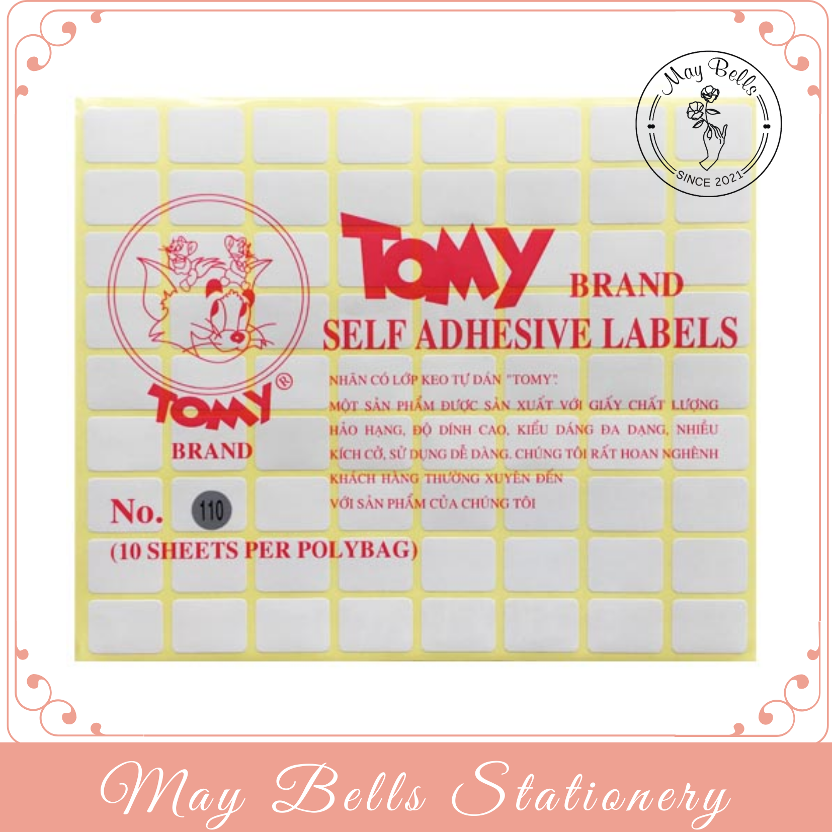 A5 Tomy Decal Paper (Code 109-116), Tomy A5 Sticker