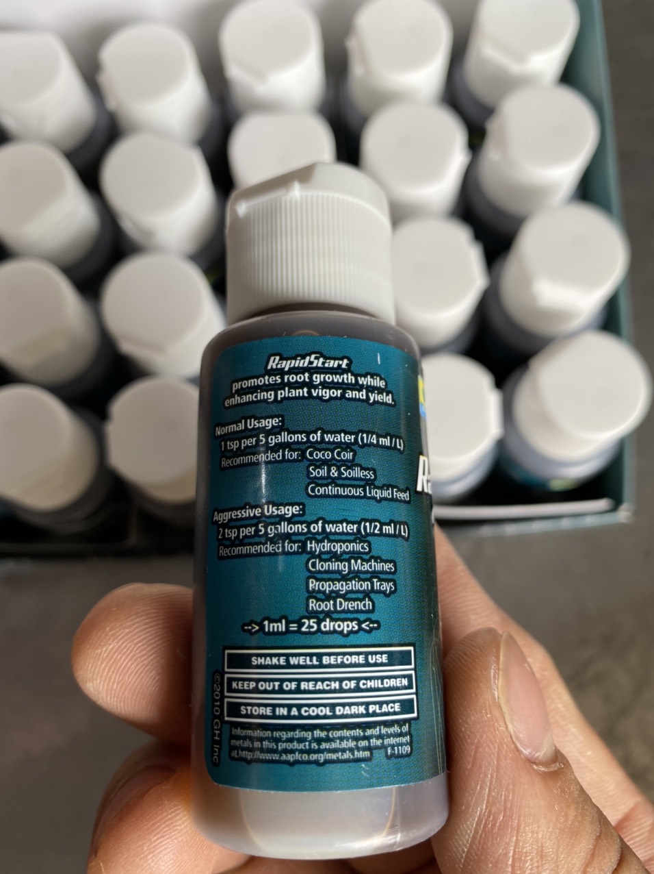 Phân bón siêu kích rễ Rapid Start (chai 10ml - 30ml) hàng xách tay Mỹ