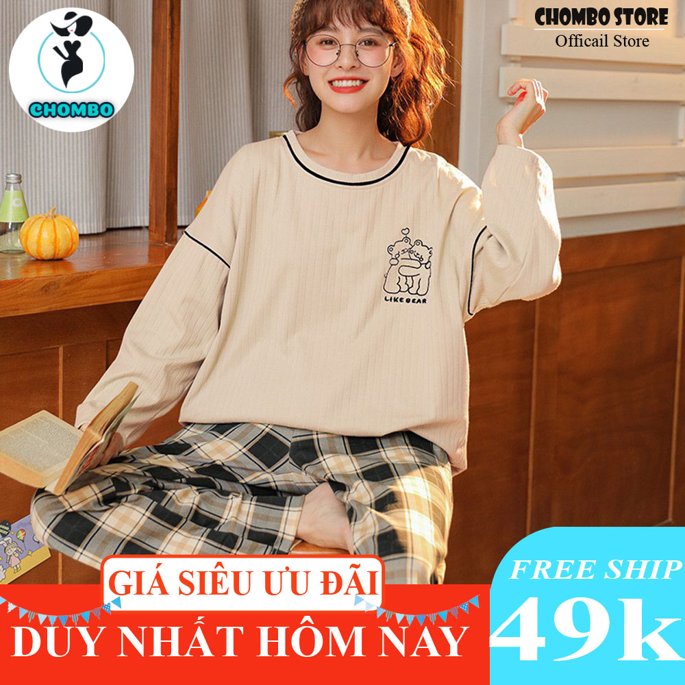 Đồ bộ thu đông nữ ngủ, mặc nhà cao cấp dài tay tiểu thư ulzzang hàn quốc DN20 cực hot hit, siêu đẹp, thời trang, cute