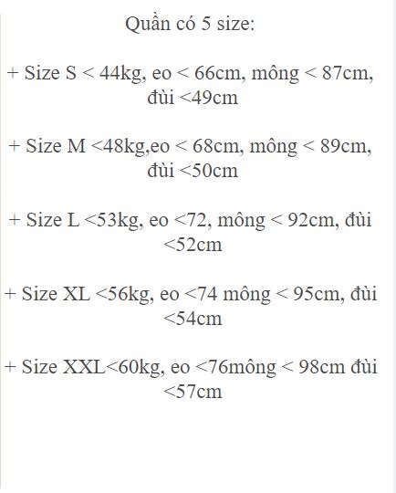 Baggy mã 836 kèm đai thắt lưng