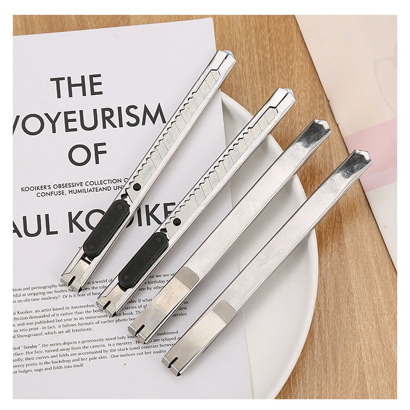 Combo 2 dao rọc giấy inox mini