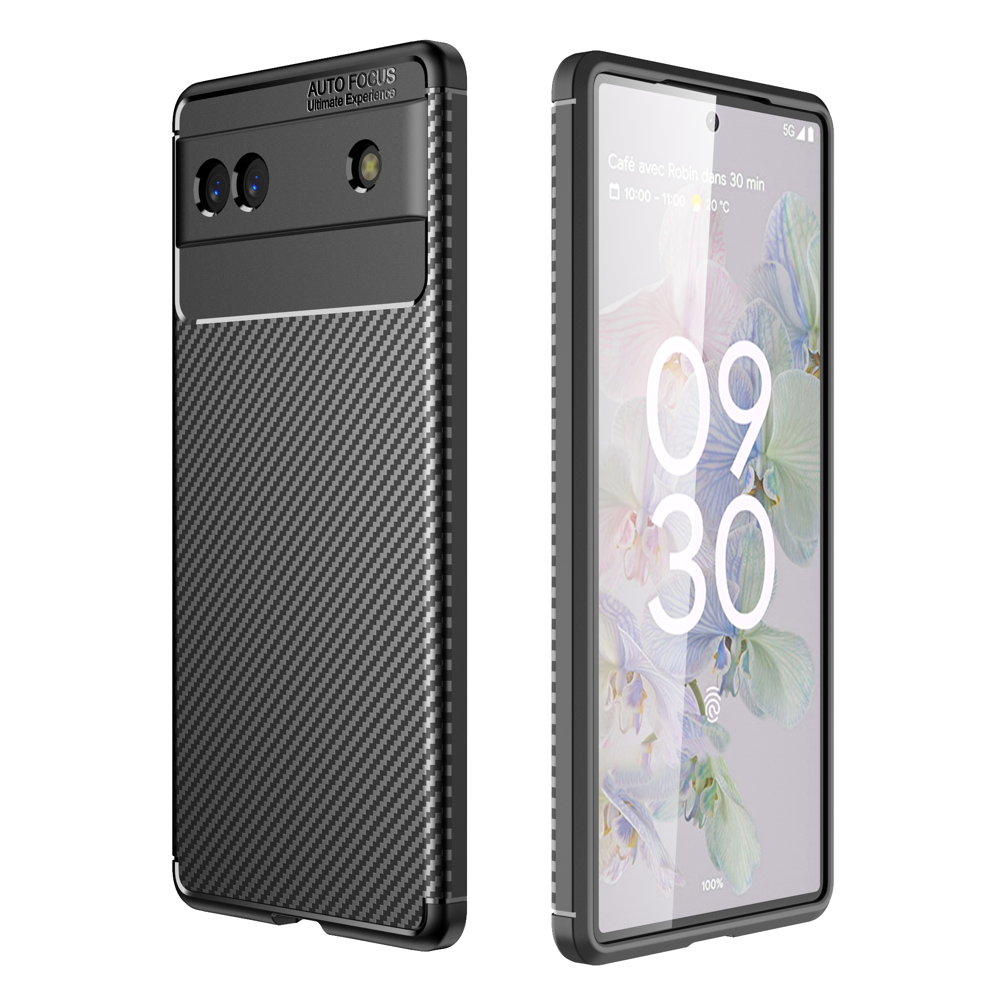 Ốp lưng Google Pixel 6a chống sốc vân rằn ri hiệu Auto Focus siêu bền