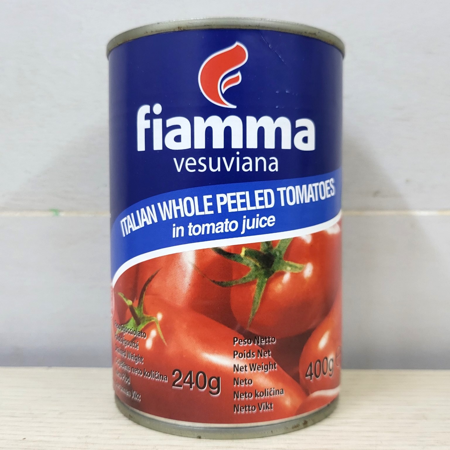 Fiamma cà chua ý lột vỏ vesuviana whole peeled tomatoes