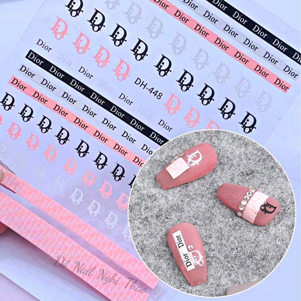 Sticker nail thương hiệu Nghi Thảo trang trí móng