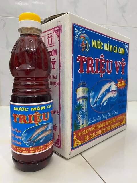 Nước Mắm Cá Cơm Triệu Vỹ Đặc Sản ( Hộp màu xanh biển )