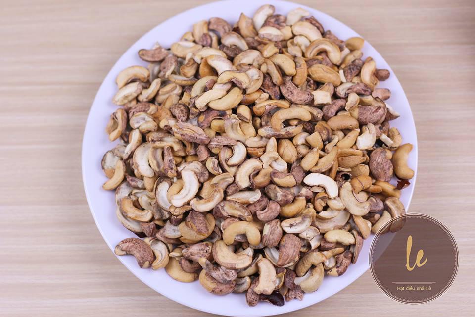 500g hạt điều rang muối bể