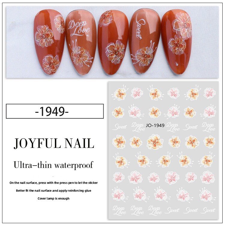 Sticker trang trí nail -JO