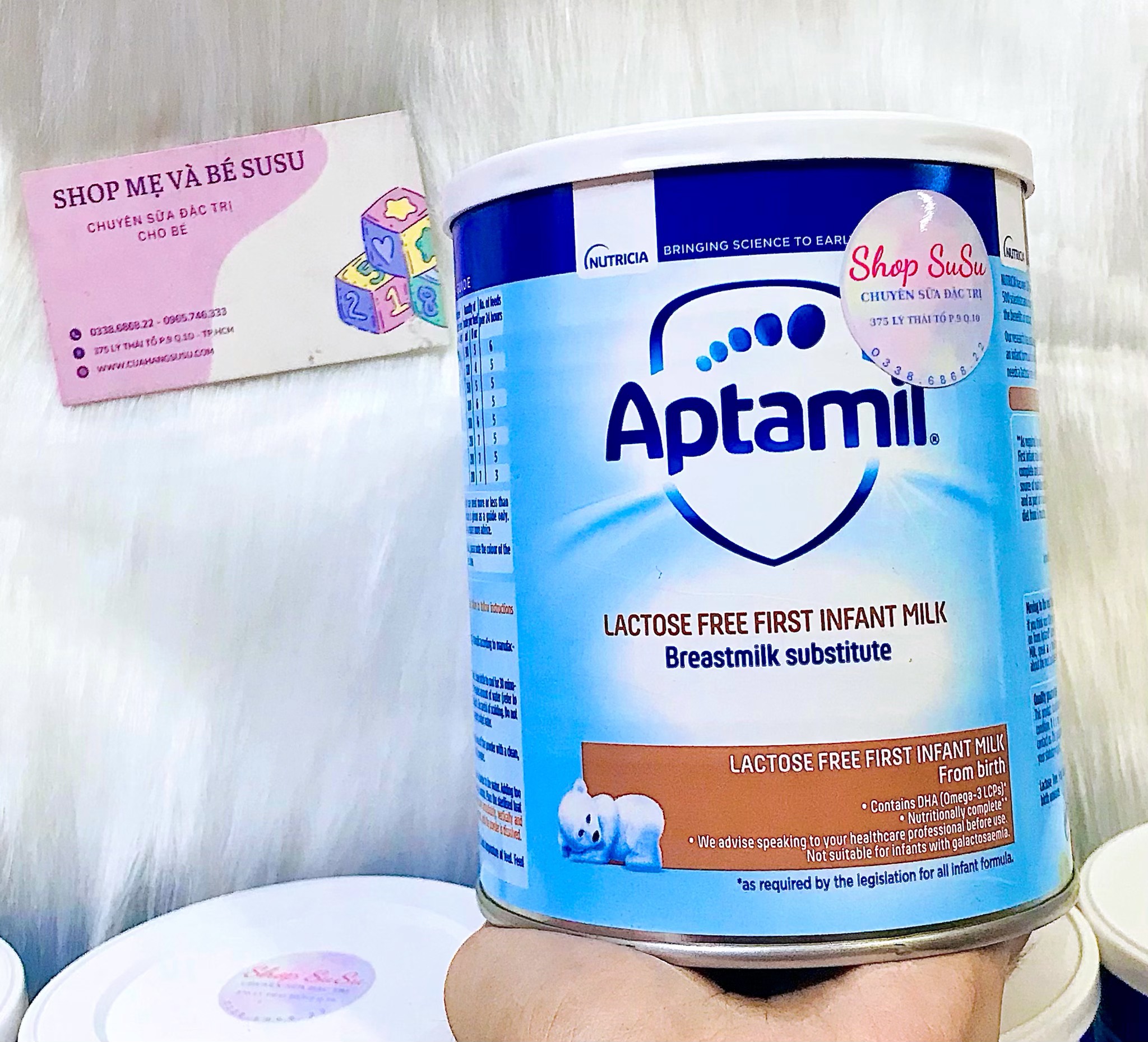 (HÀNG AIR) Sữa Aptamil Lactose Free (nội địa anh) dành cho bé bất dung nạp 400g