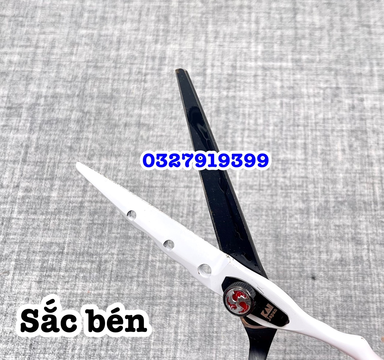 Kéo cắt tỉa tóc Nhật KAI 6.0 ( đen trắng )