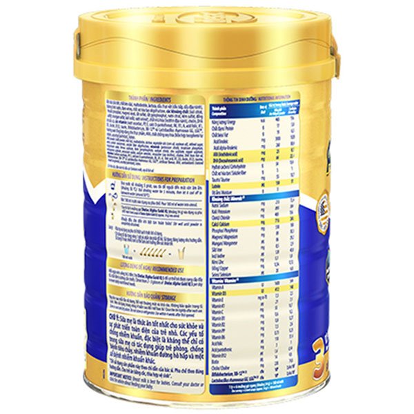 [Hoàn tiền 12%] Sữa Bột Dielac Alpha Gold IQ 3 850g