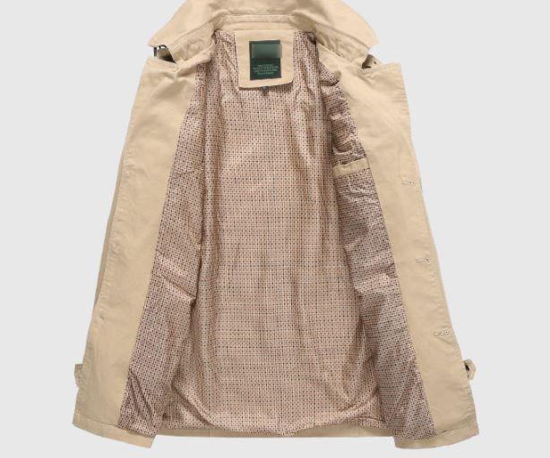 Áo mangto denim nam