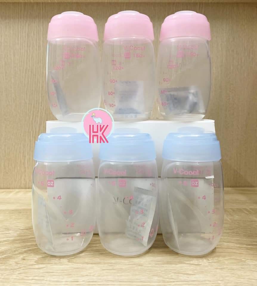 BÌNH TRỮ SỮA VCOOL CỔ HẸP 180ml (gía 1 bình)