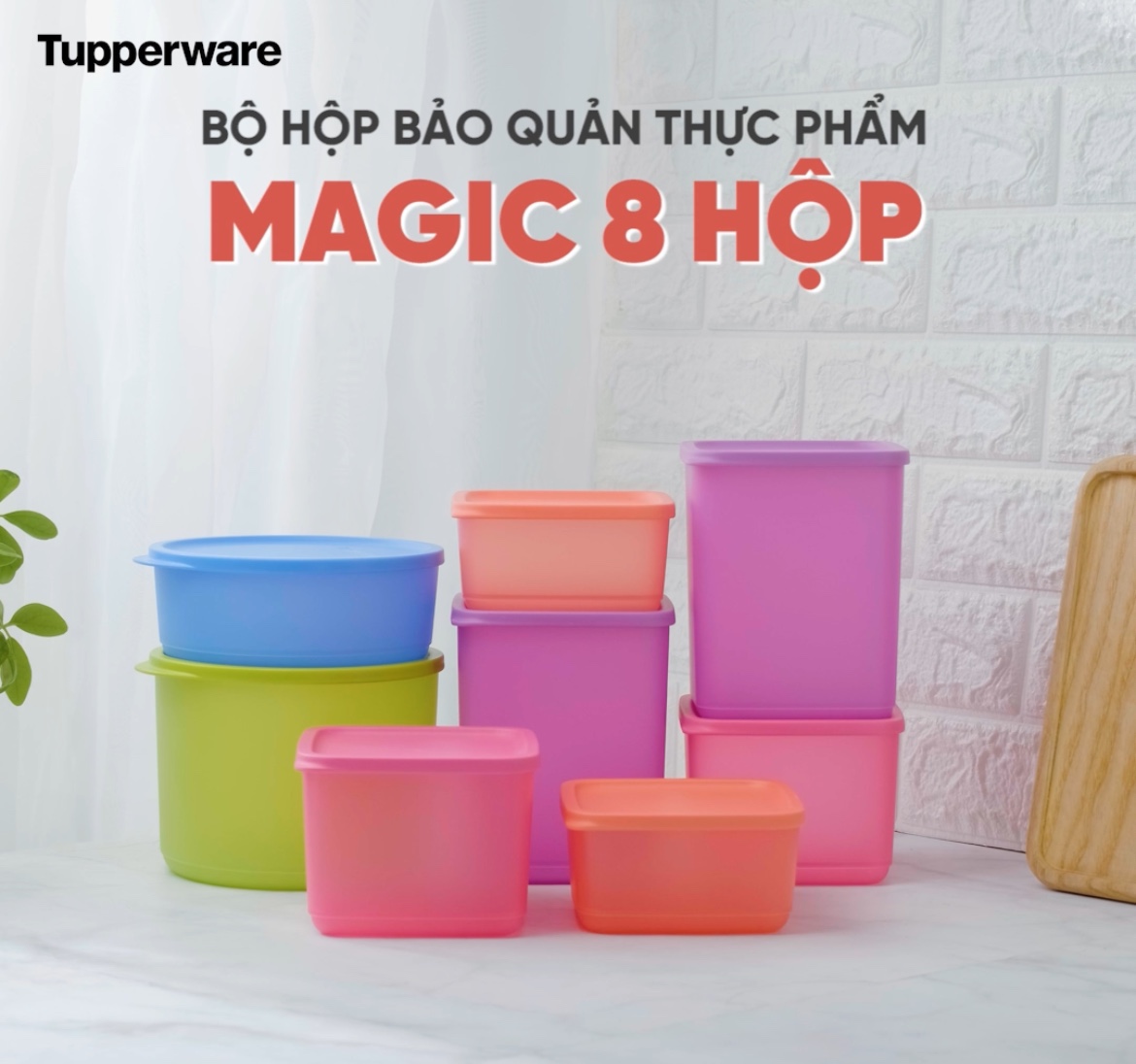 Bộ 8 Hộp BQTP Magic Set