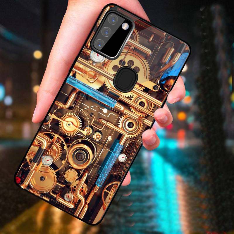 Ốp Lưng SAMSUNG A21S mặt kính cường lực cao cấp thiết kế riêng