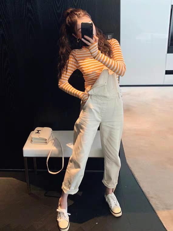 YẾM QUẦN KAKI MÀU ĐEN UNISEX (2 TÚI TRƯỚC NGỰC)