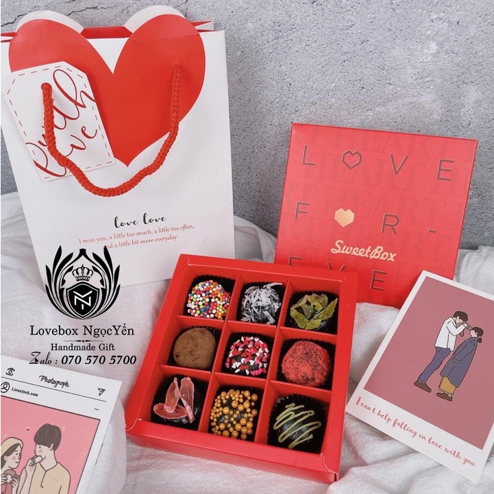 Socola valentine 9 viên sweet