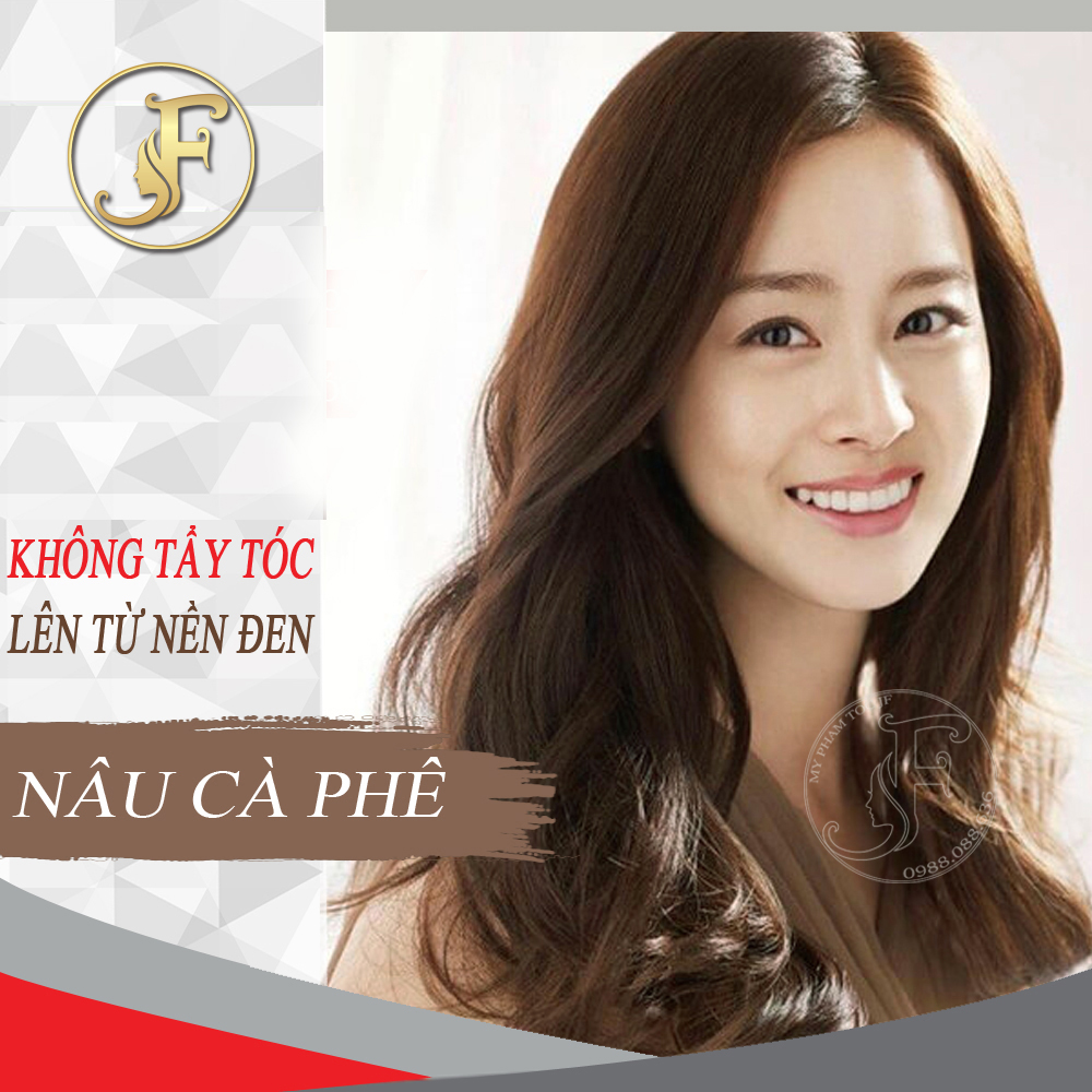 [HCM]Thuốc Nhuộm Tóc Tại Nhà Nâu Cà Phê- không kèm oxy