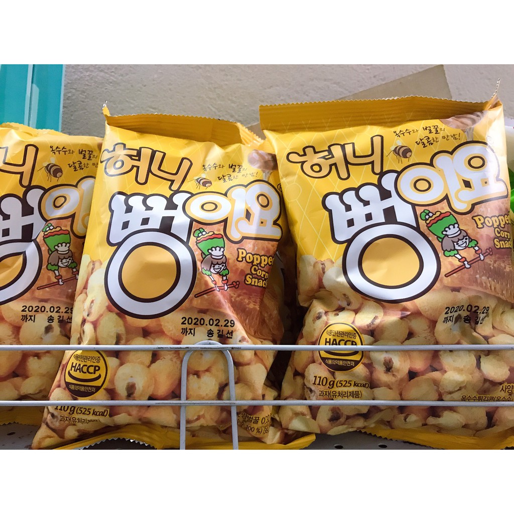 Bỏng Ngô Mật Ong Hàn Quốc - 110g