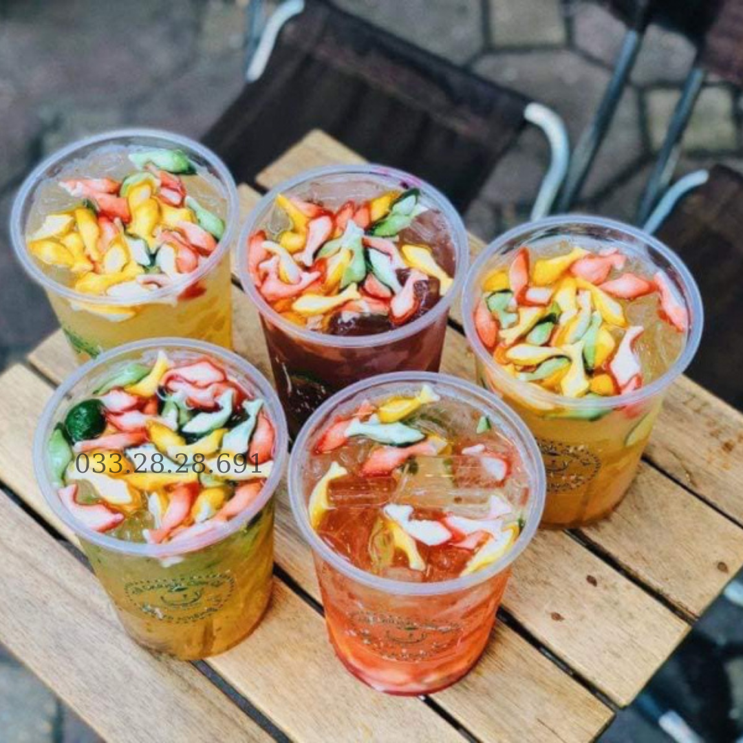 Thạch Dou xian Cá 4 MÀU 2.5KG