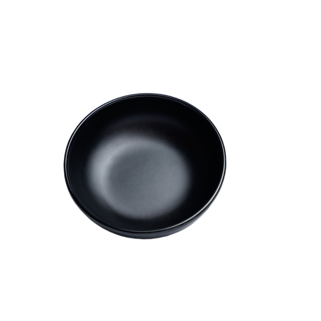 Chén chấm melamine Fataco nhám đen các loại nhiều kiểu