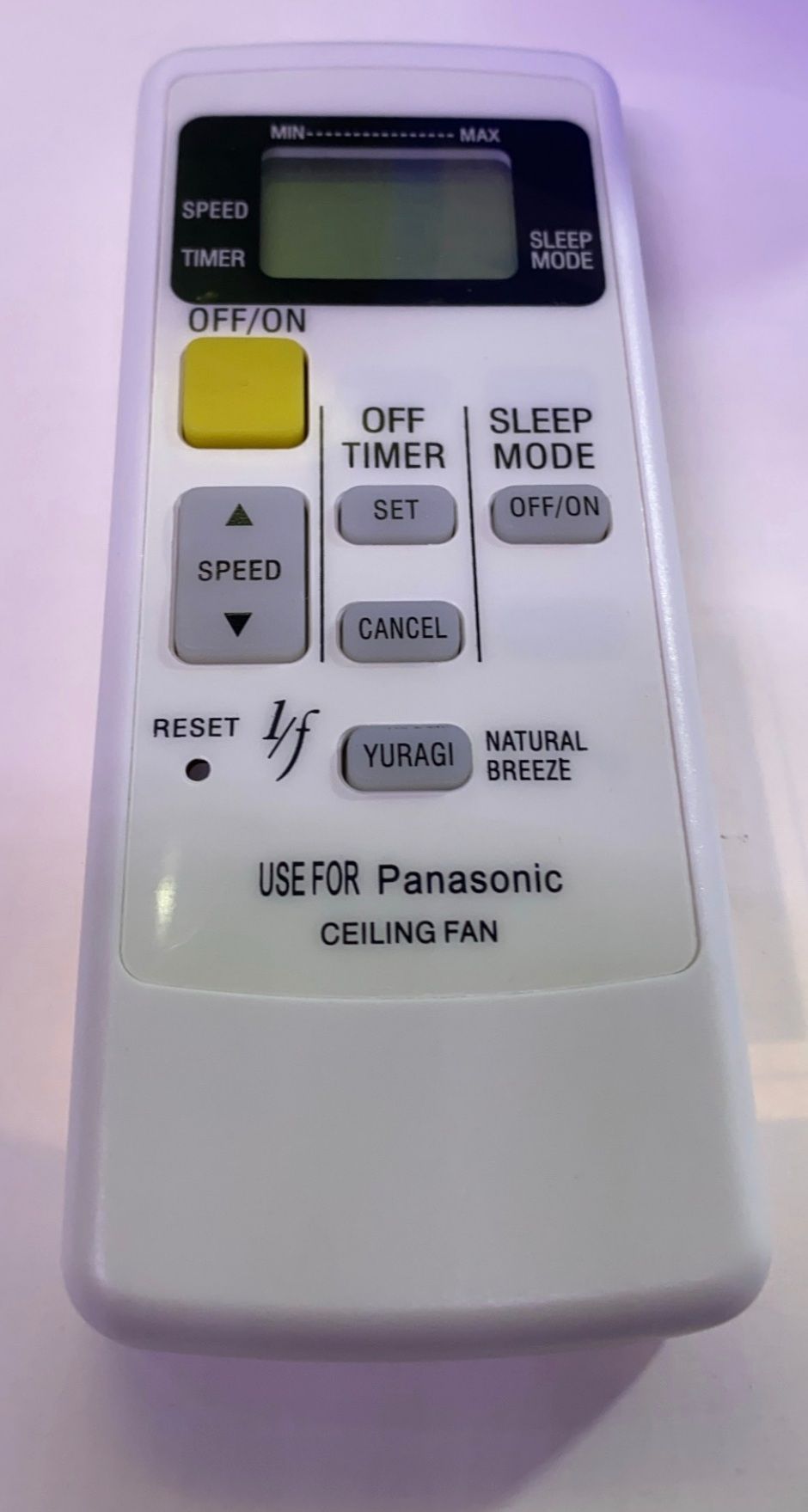 REMOTE ĐIỀU KHIỂN QUẠT TRẦN 5 CÁNH PANASONIC