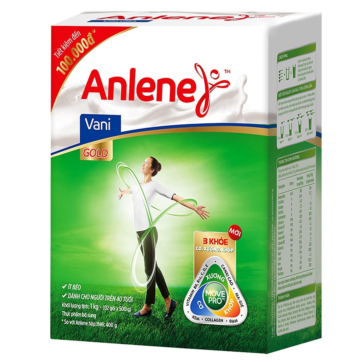 Sữa bột Anlene