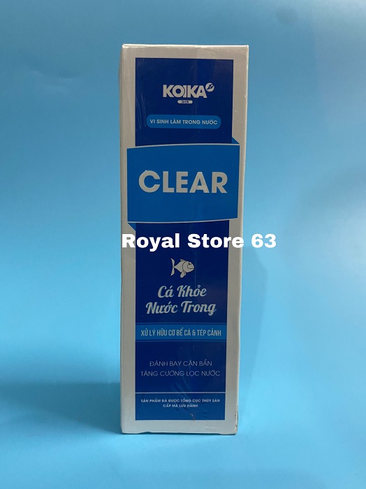 Men vi sinh clear koika cho bể cá 100ml