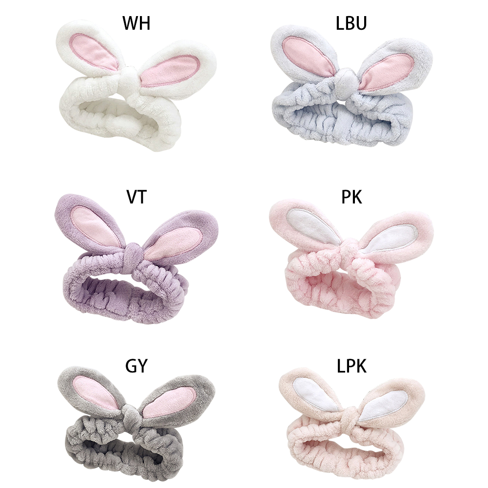 Cute selling cute three-dimensional rabbit ears wash face makeup headband