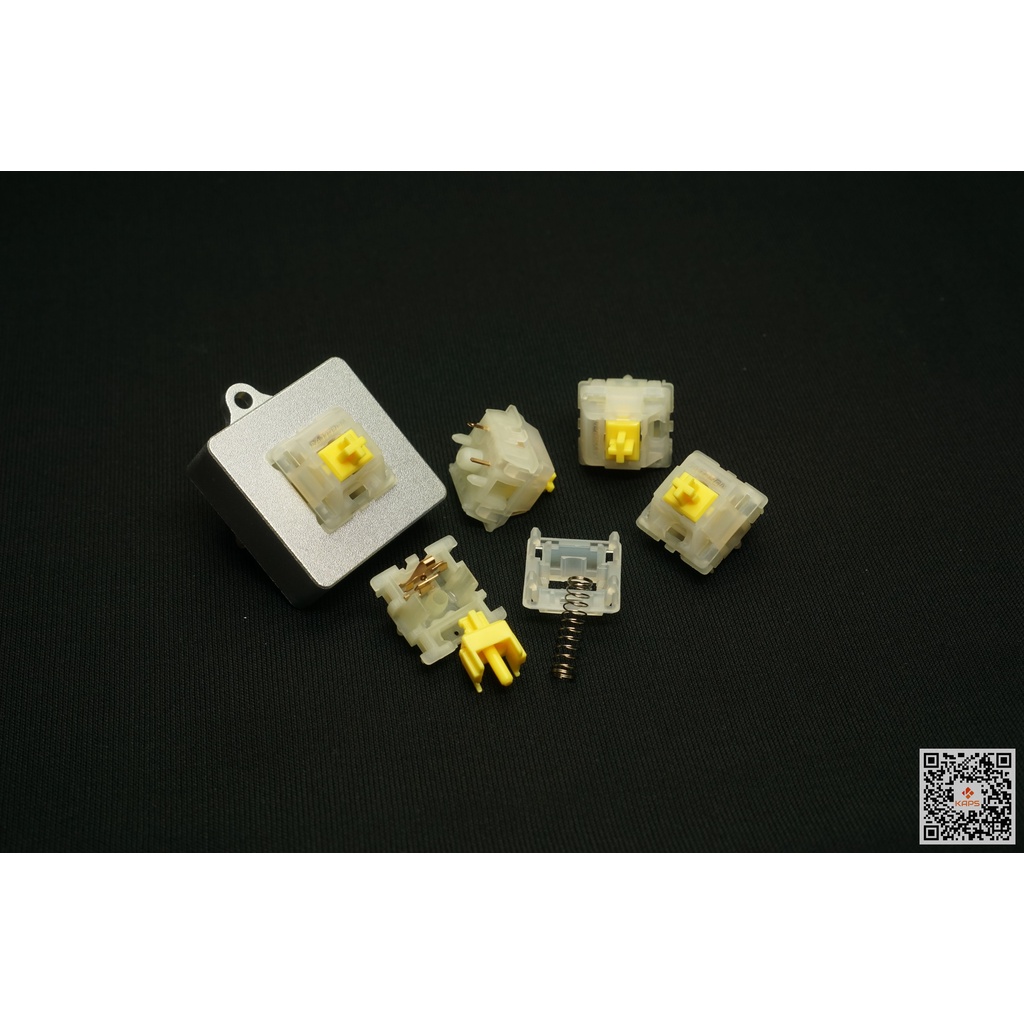 Switch Gateron Milky Yellow Pro | Linear Switch | Switch 5 chân | Switch Gateron | Dùng cho bàn phím cơ