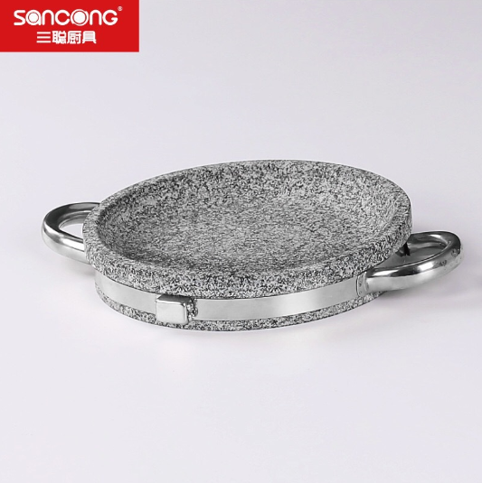 Chảo đá nướng thịt Hàn Quốc size 30cm hàng soncong