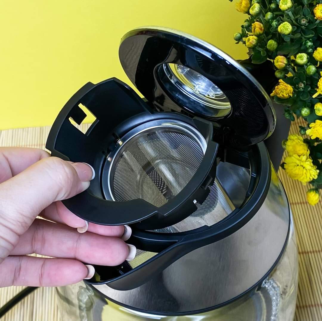 Ấm siêu tốc thủy tinh Lebenlang 1.8L LBE2819 Đức