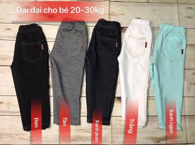 Quần Dài Giả Jean Size Nhỡ 20-30kg, Made in Vietnam