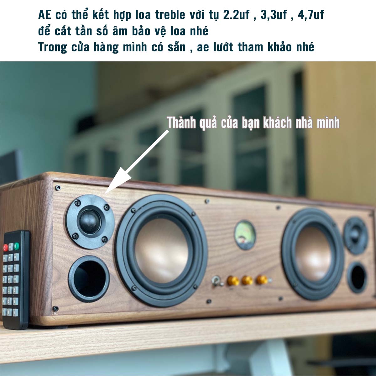 Loa treble Harman tròn màng Lụa 10W 4R từ NEO