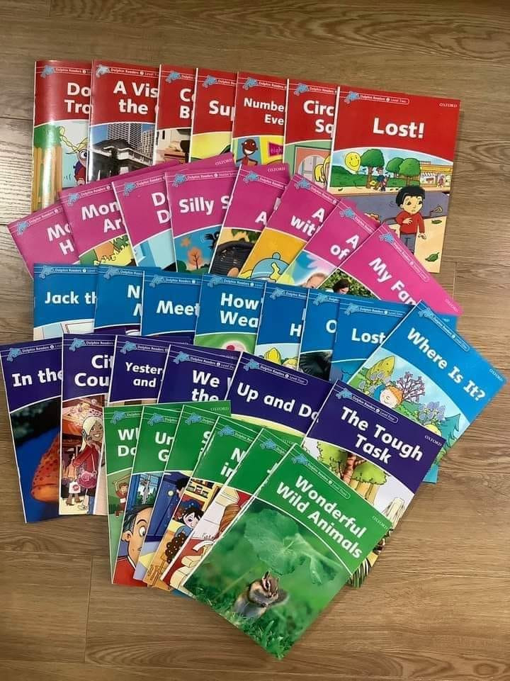 Bộ chuyện Dolphin Readers 5 level cho bé