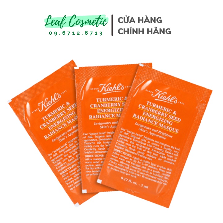 Mặt nạ nghệ kiehls giúp mờ thâm, sáng da 5ml