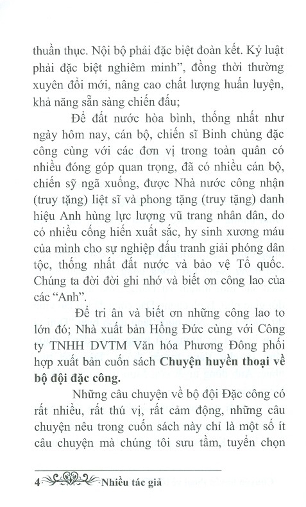 Chuyện Huyền Thoại Về Bộ Đội Đặc Công
