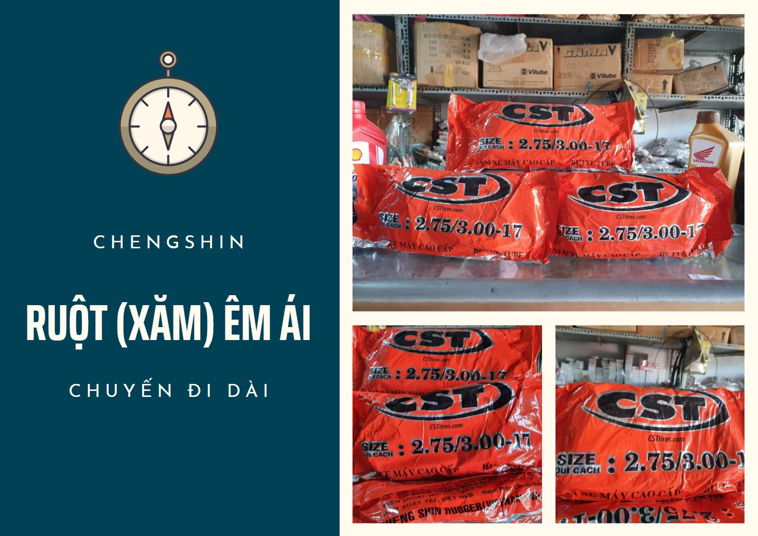 Ruột (xăm) CHENG SHIN 2.75/3.00-17