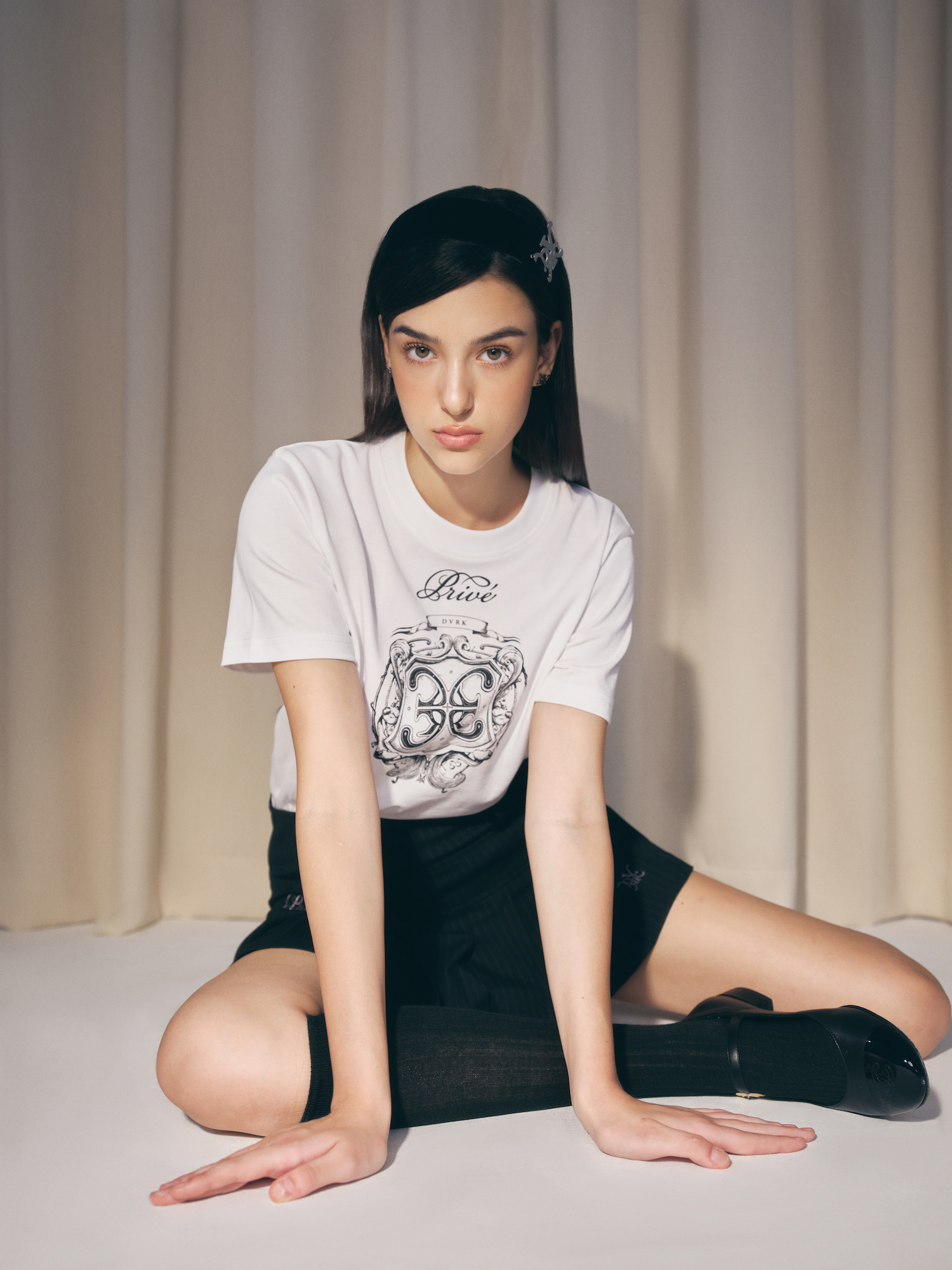 DVRK - Áo Thun Baby Tee Nữ Uni Logo -DVRK-23FW
