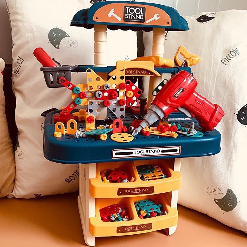 Bộ đồ chơi kỹ sư cơ khí cao cấp size lớn 246 chi tiết cao 52 cm cho bé