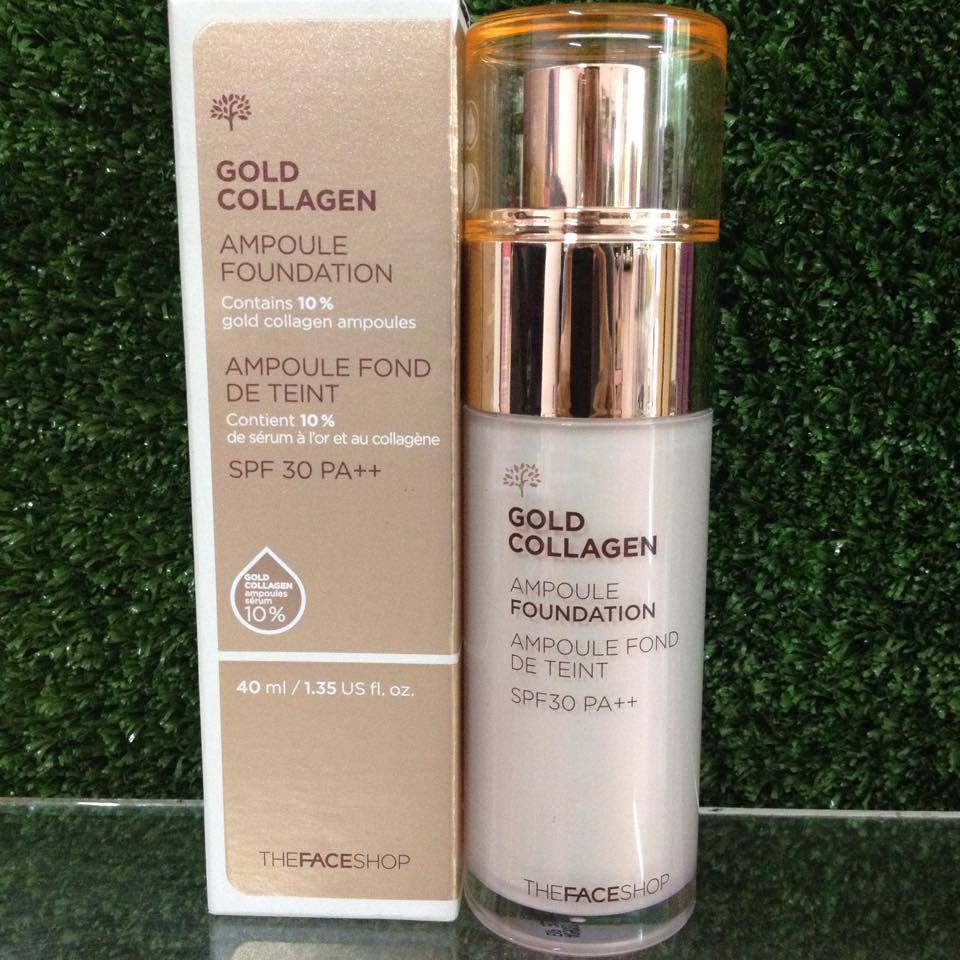 [HCM]Kem nền Gold Collagen Ampoule Foundation 40ml - 5233 cam kết hàng đúng mô tả chất lượng đảm bảo an toàn đến sức khỏe người sử dụng