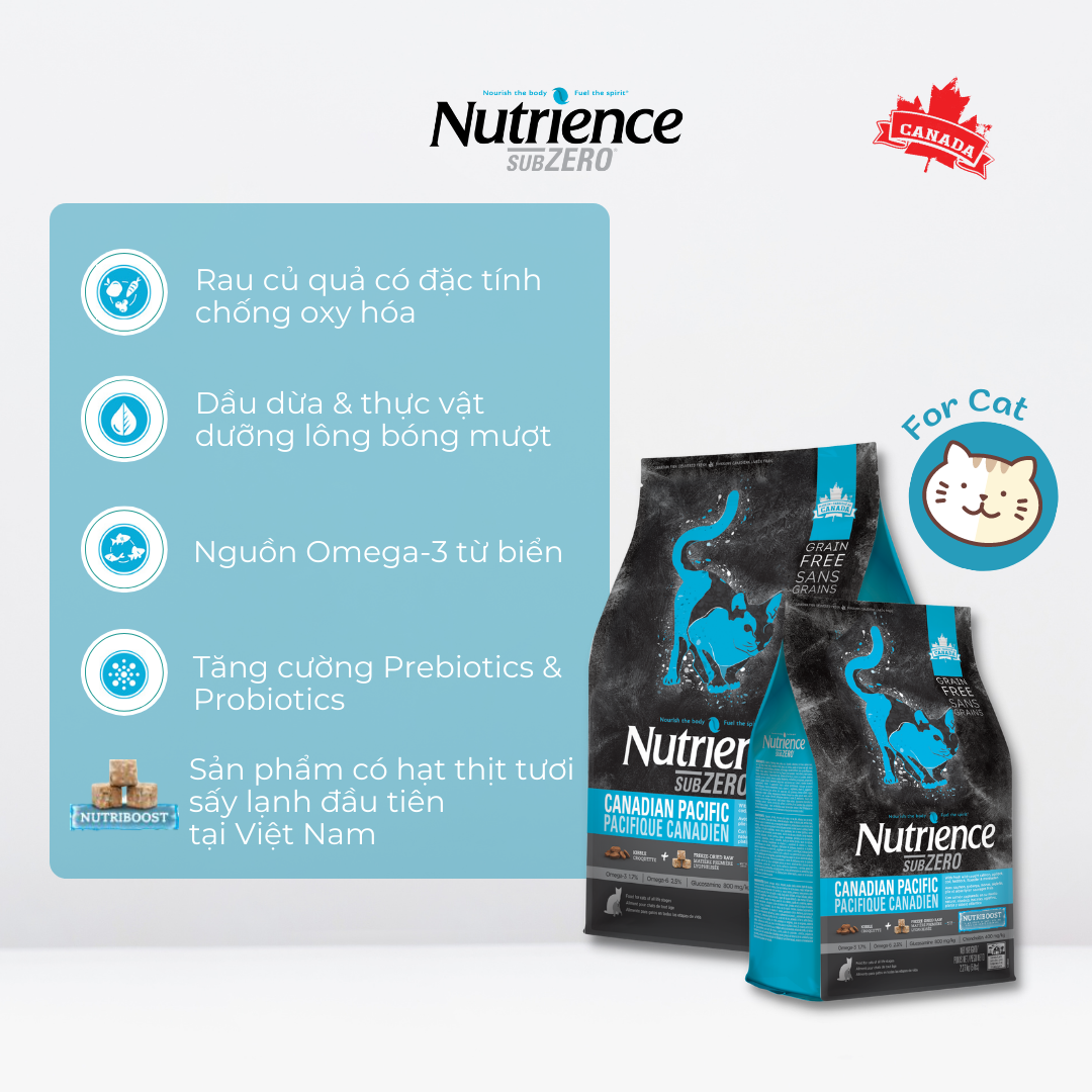 Fish Nutrition subzero (SEAL) cat food